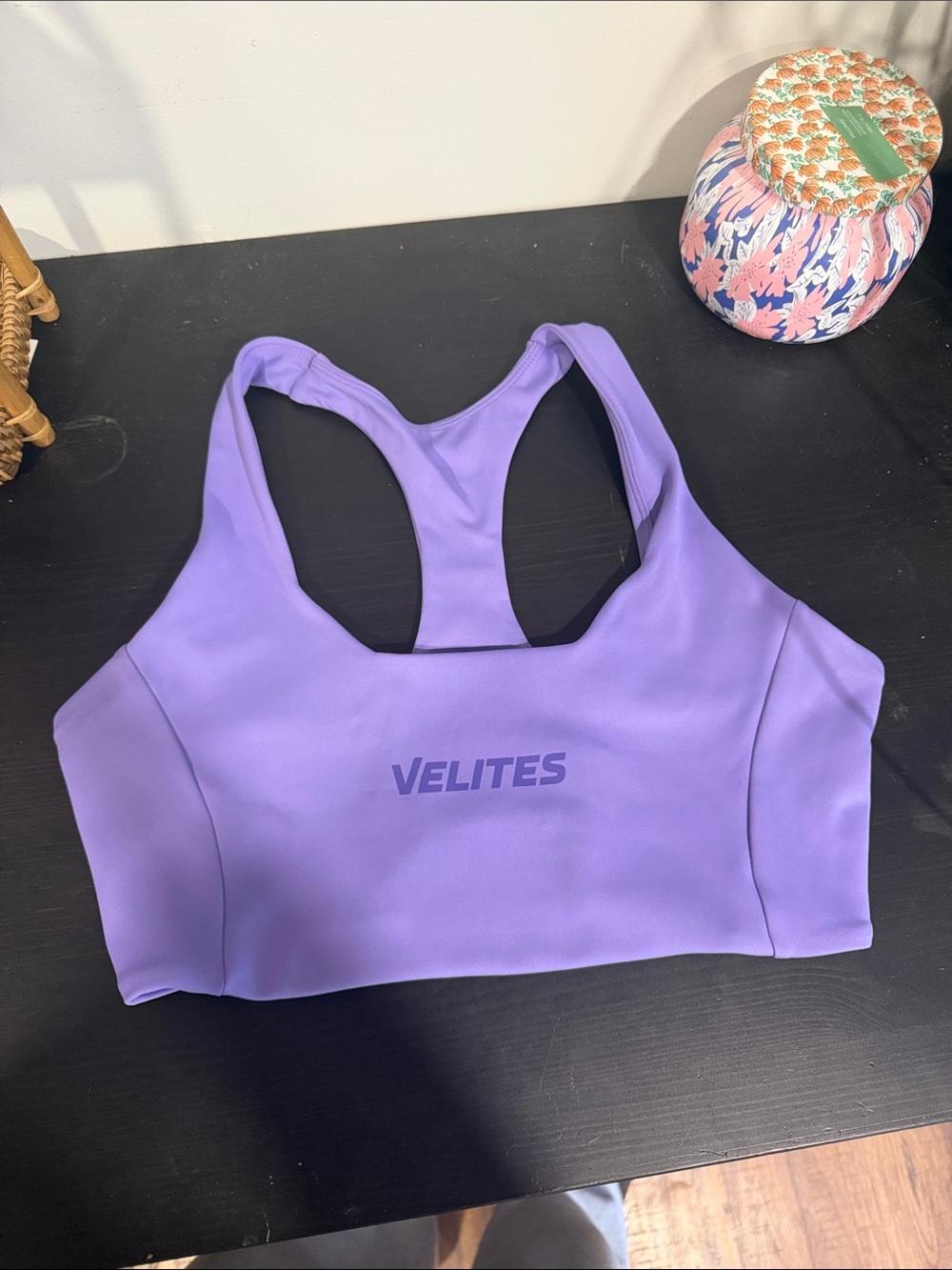 High Neck Holo Velites Bra Wisteria